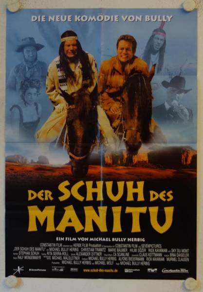 Der Schuh des Manitu originales deutsches A0-Filmplakat